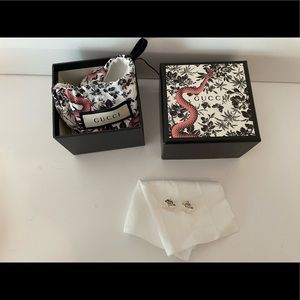 Gucci Butterfly Stud Earrings